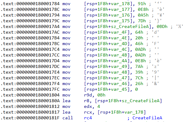 Figure 12: Decrypting API names at runtime