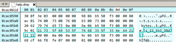 Figure 32: A part of the correct password