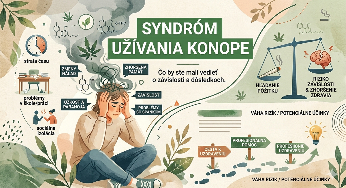 Syndróm užívania konope – čo by ste mali vedieť