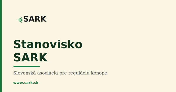 Stanovisko SARK k návrhu zákona o nových psychoaktívnych látkach