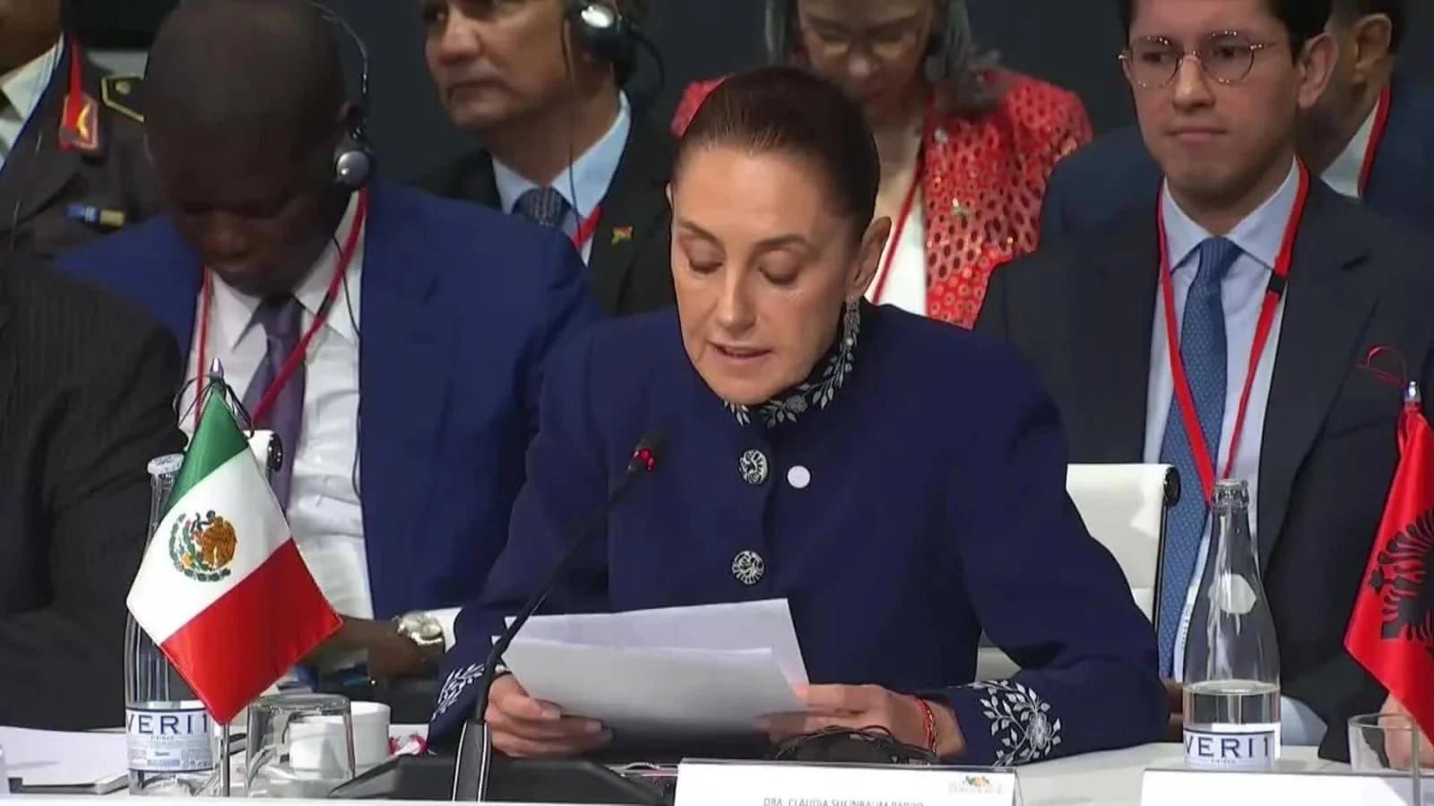 Intervención de Claudia Sheinbaum en la IV Cumbre en Defensa de la Democracia