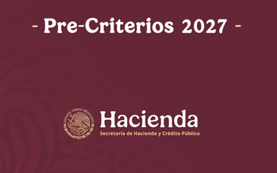 Reciben Senado y diputados los Pre-Criterios de Política Económica 2027 con una estimación de crecimiento de 1.8% a 2.8% en 2026 y de 1.9% a 2.9% en 2027