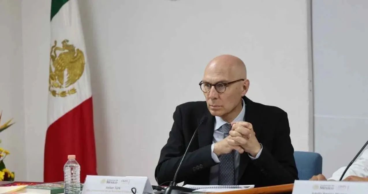 Reconoce gobierno de México ante Volker Türk y se compromete a enfrentar los retos que implican el combate a la desaparición forzada.