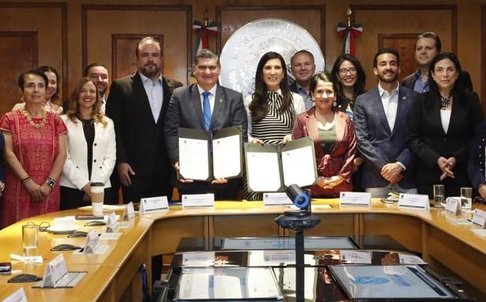 Firma Cámara de Diputados convenio de colaboración con el Tecnológico de Monterrey para fortalecer la función legislativa.