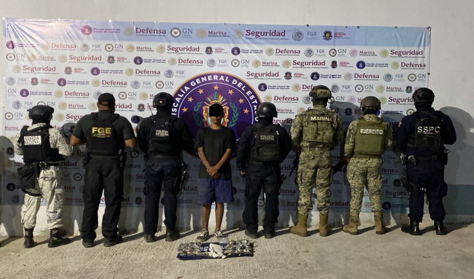 Detienen a 81 presuntos delincuentes en el operativo Componente Sable Acapulco.