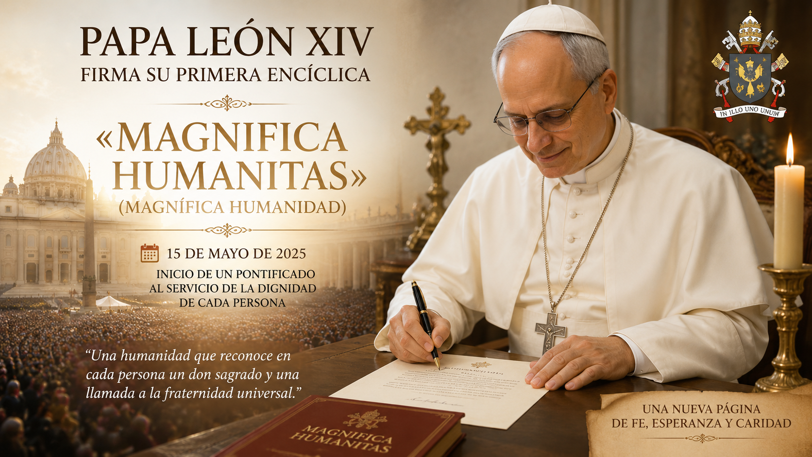 Magnifica Humanitas, la primera Encíclica del Papa León XIV