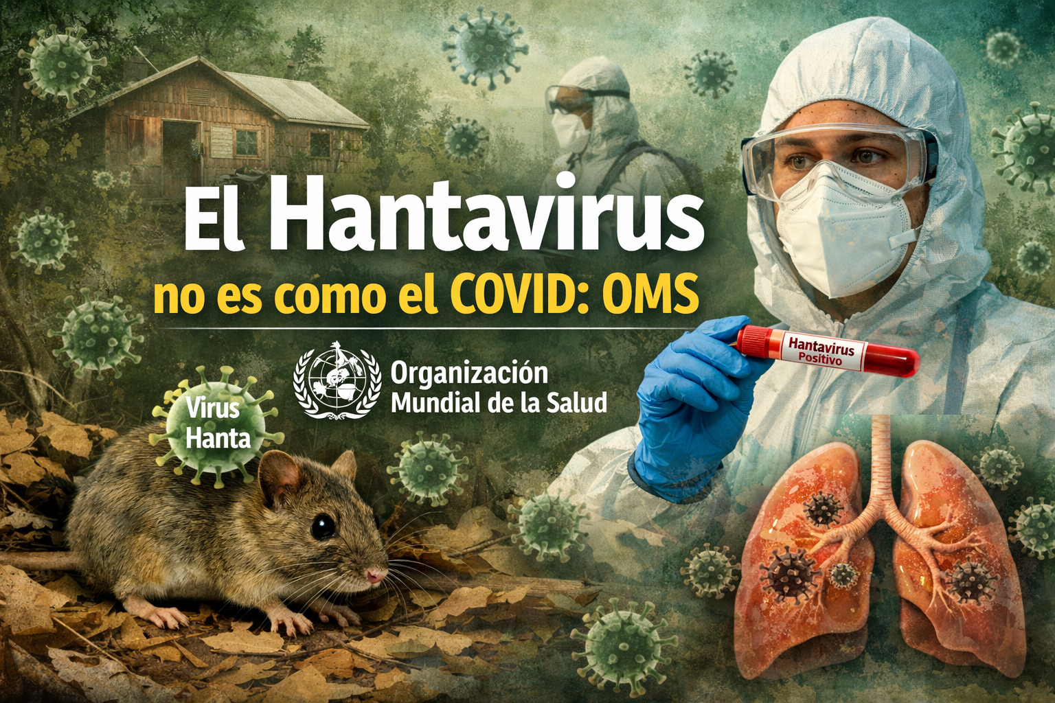 El Hantavirus Andes no es como el Covid: OMS