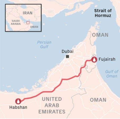Emiratos Árabes Unidos mejorará su oleoducto para reducir su dependencia del Estrecho de Ormuz