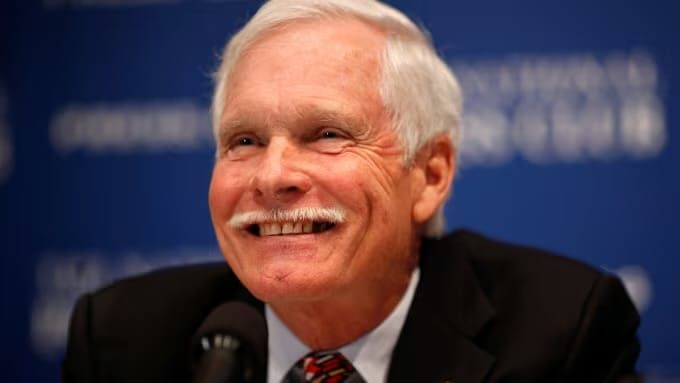 Murió Ted Turner, fundador de CNN