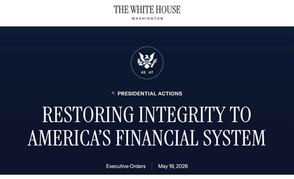 Trump firmó un Decreto para Restablecer la Integridad del Sistema Financiero Estadounidense