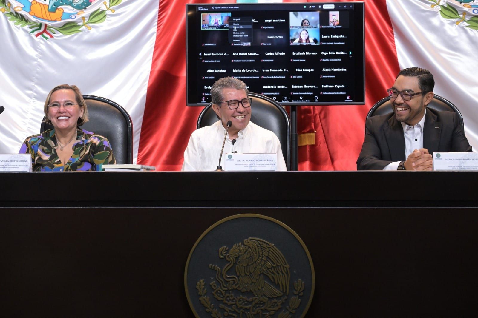 Ricardo Monreal inaugura seminario “Los No Tan Jóvenes Legislando 2026”; llama a ciudadanía a involucrarse en la vida pública