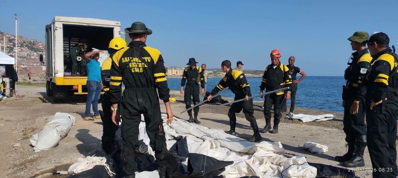 Desplegada la brigada cubana de rescate en La Guaira, Venezuela