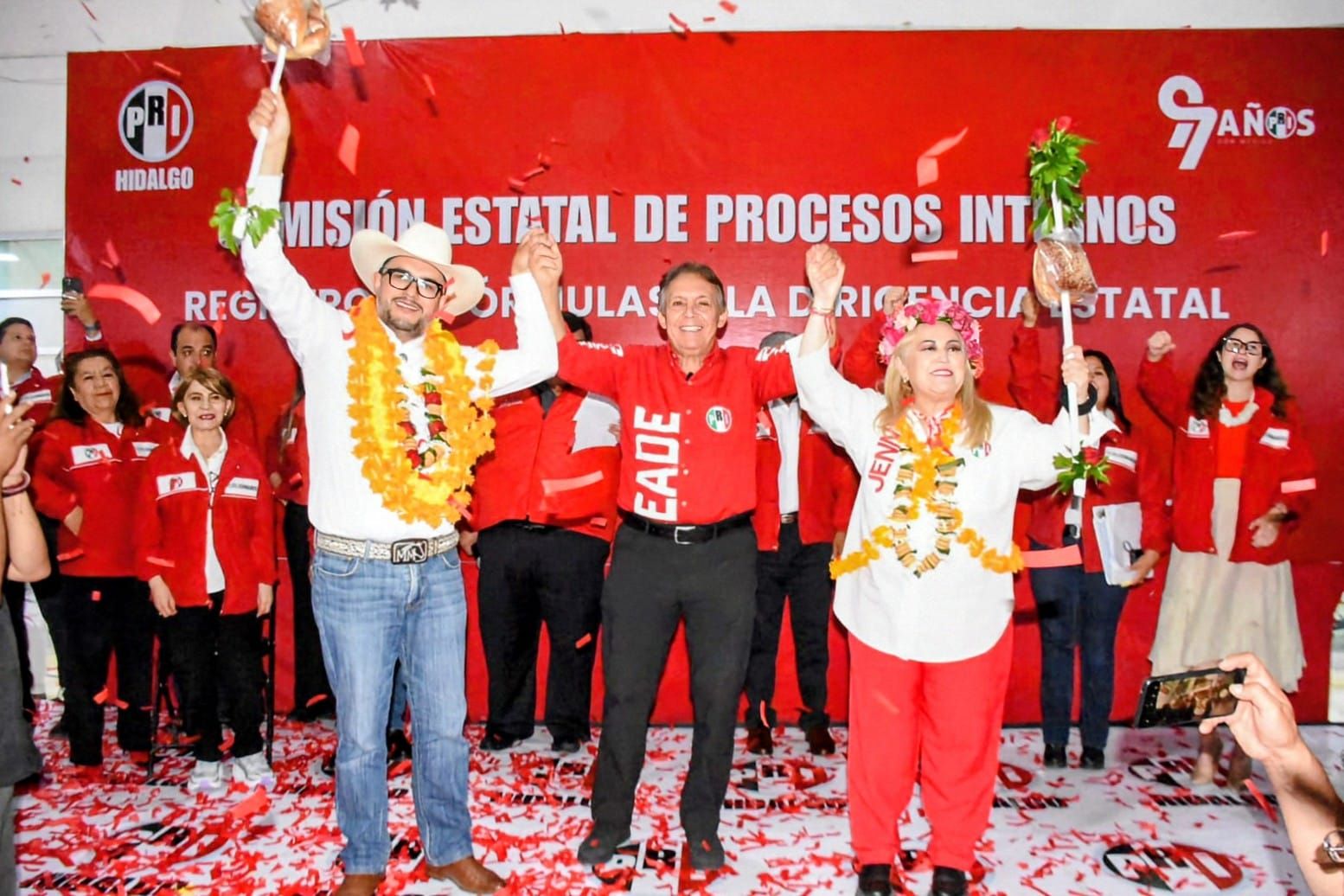 Asume Marco Mendoza, dirigencia del PRI Hidalgo.