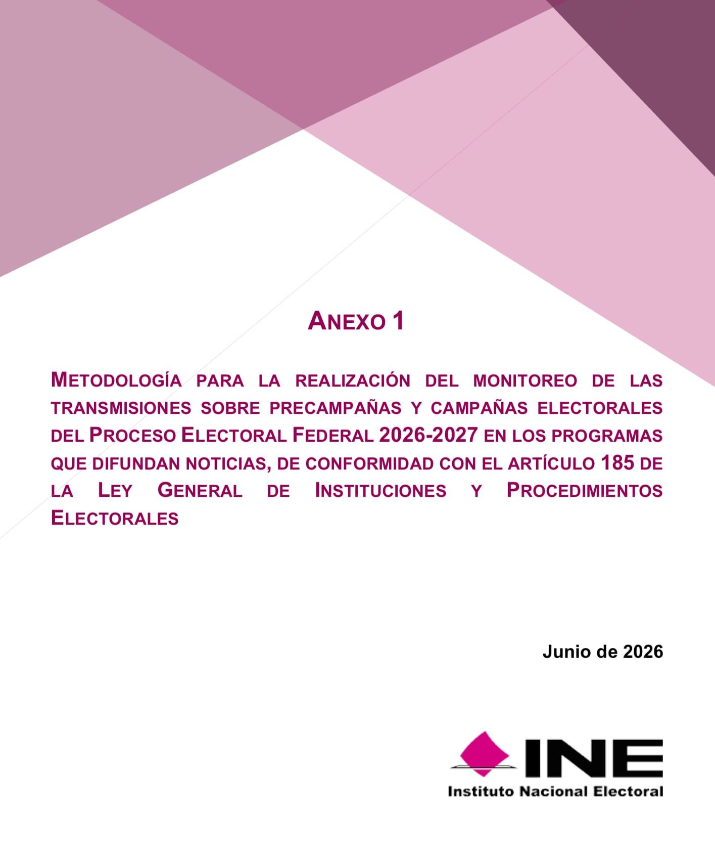 Manual del INE para el monitoreo de pre campañas y campañas en medios
