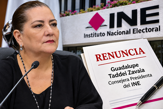 Anuncia su renuncia Taddei a la presidencia del INE