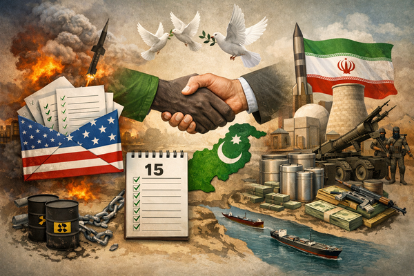 Estados Unidos envió a Irán una propuesta de plan de paz de 15 puntos a través de Paquistán