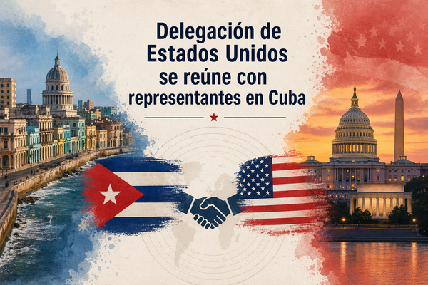 Delegación de Estados Unidos se reúne con representantes en Cuba