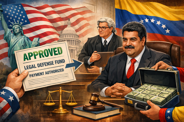 Estados Unidos autoriza a Venezuela a pagar por defensa de Nicolás Maduro