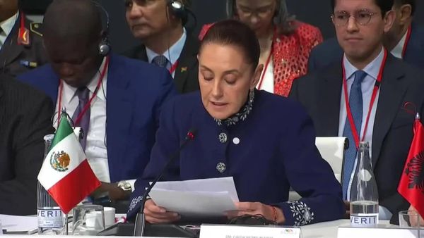 Intervención de Claudia Sheinbaum en la IV Cumbre en Defensa de la Democracia