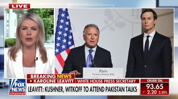 Witkoff y Kushner partirán hacia Pakistán para reiniciar negociaciones con Irán, dice la Casa Blanca