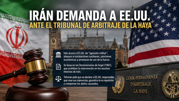 Irán demanda a EE.UU. ante el Tribunal de Arbitraje de La Haya