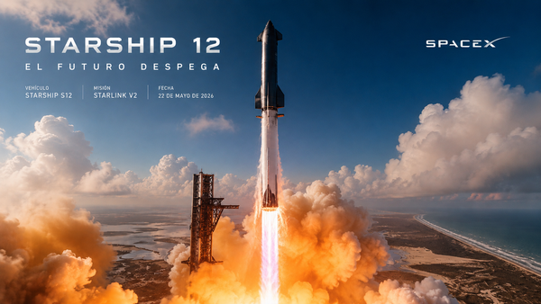 Starship 12 despega, sobrevive a fallas y explota al tratar de amerizar en el Océano Índico