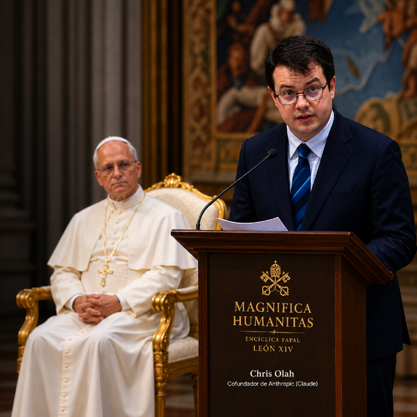 Cofundador de Anthropic advierte en el Vaticano sobre riesgos éticos de la inteligencia artificial