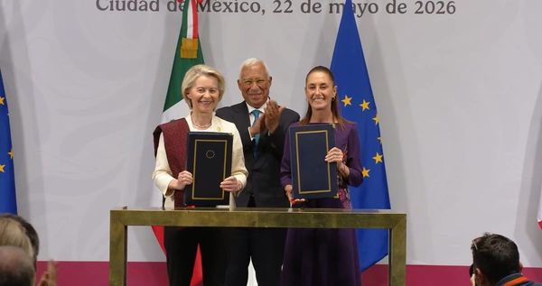México vive mejor momento con la UE, aseguró Claudia Sheinbaum