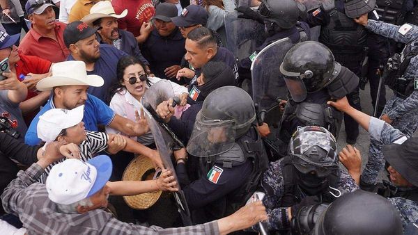 Denuncia la diputada panista Noemí Luna agresiones de policías contra campesinos en Zacatecas.