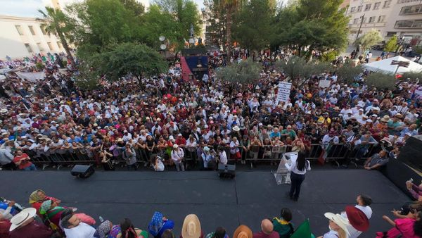 Acusan a la gobernadora Maru Campos de violar soberanía en marcha de Morena