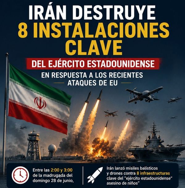 Irán destruye 8 instalaciones clave del Ejército estadounidense en respuesta a los recientes ataques de EU