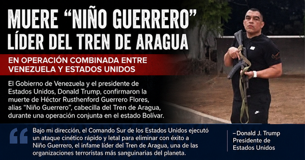 Asesinan en Venezuela a “Niño Guerrero”, el líder del Cártel Tren de Aragua