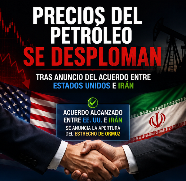 Precios del petróleo se desploman tras anuncio del acuerdo entre Estados Unidos e Irán
