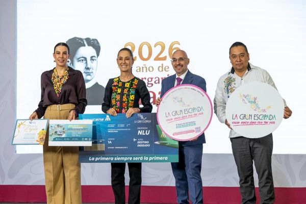Lanzan Concanaco en la mañanera la segunda edición de La Gran Escapada; participan más de 6 mil 500 negocios turísticos