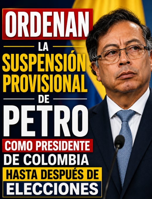 Intentan sin éxito suspender a Gustavo Petro como Presidente de Colombia