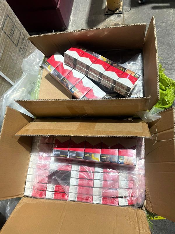 ANAM y Marina frenan ingreso de 1.2 millones de cigarrillos presuntamente falsificados en el AICM