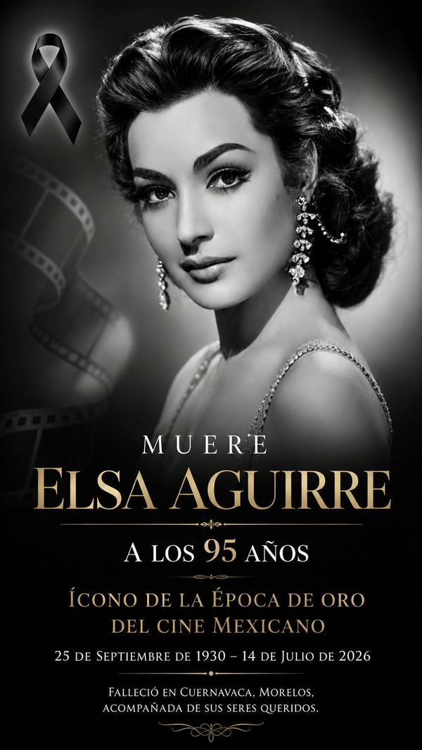 Muere la actriz Elsa Aguirre a los 95 años, conocida por sus películas de la Época de Oro del cine mexicano