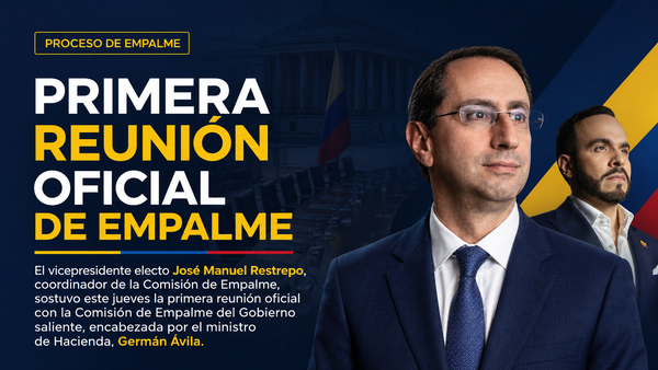 Colombia: Inician primeras conversaciones sobre transición de Gobierno entre Petro y De la Espriella