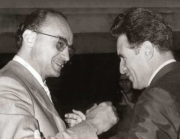 Un 8 de julio de 1976. Luis Echeverría y su cómplice Regino Díaz.