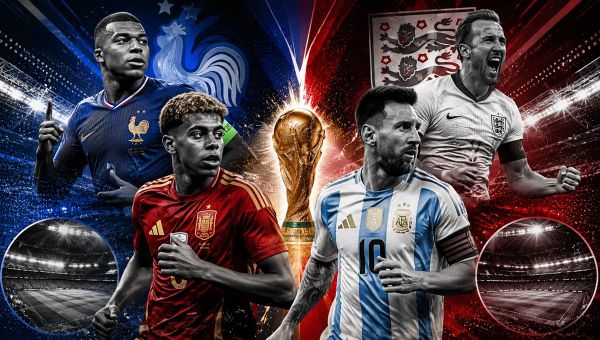 Revanchas y reencuentros en las semifinales del Mundial 2026. Messi y Mbappé por el liderazgo de goleo