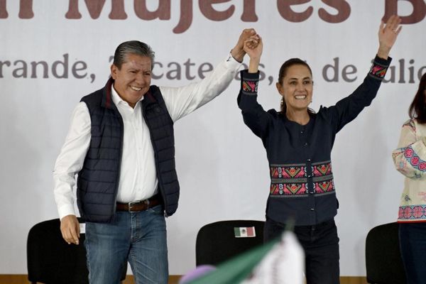 Sheinbaum reconoce a David Monreal y refrenda compromiso con el bienestar y la soberanía en Zacatecas