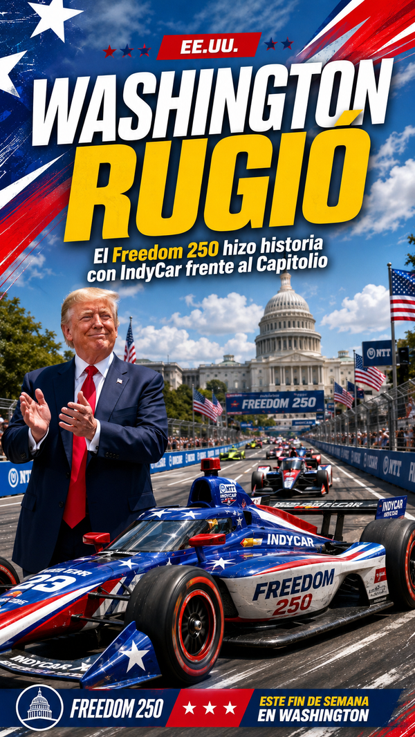 Washington rugió: Kyle Kirkwood conquista el histórico Freedom 250 IndyCar frente al Capitolio