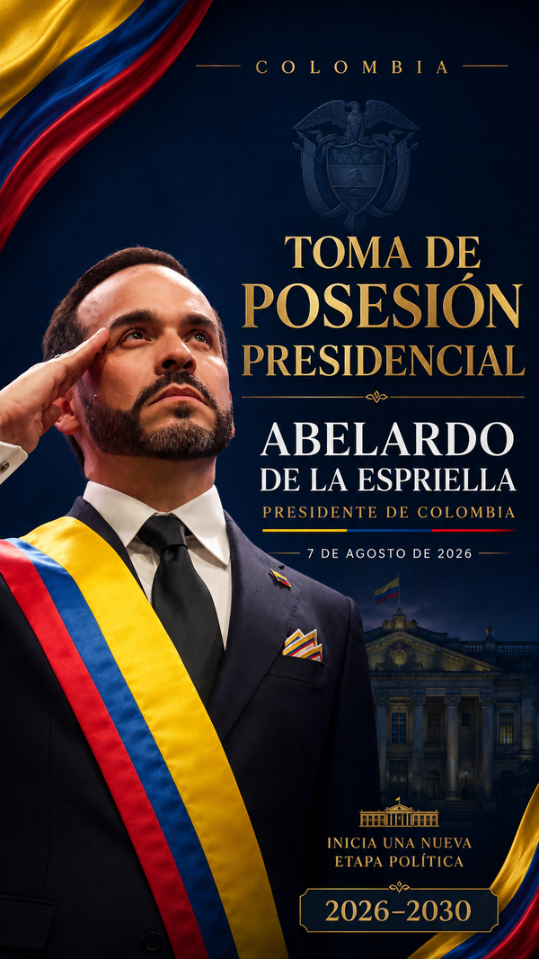 Abelardo de la Espriella toma posesión como nuevo Presidente de Colombia