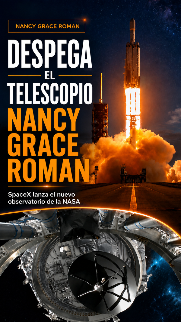 SpaceX lanza para la NASA el telescopio Nancy Grace Roman, el nuevo gran observatorio que estudiará el “universo oscuro”