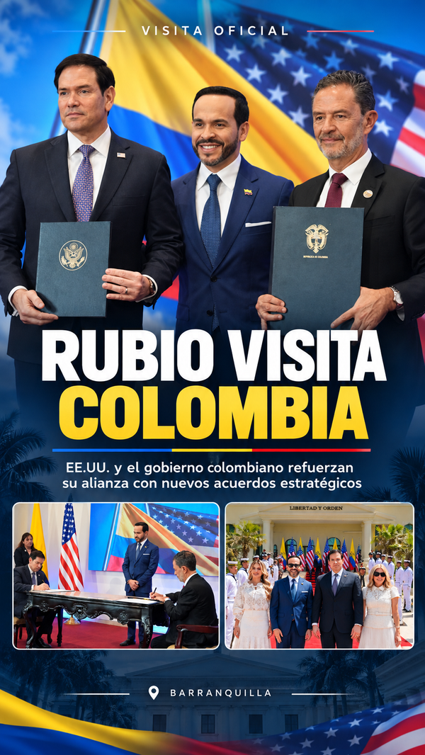 Marco Rubio respalda a Abelardo De la Espriella y proclama una “nueva era” entre Colombia y EU