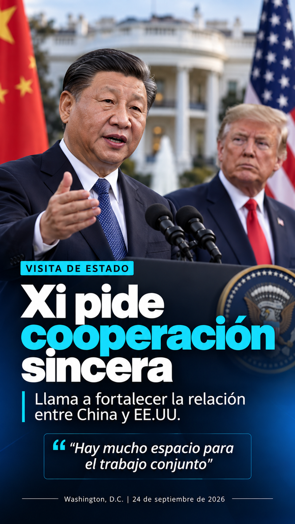 Xi Jinping llama a una “cooperación sincera” entre China y Estados Unidos durante su visita a Washington