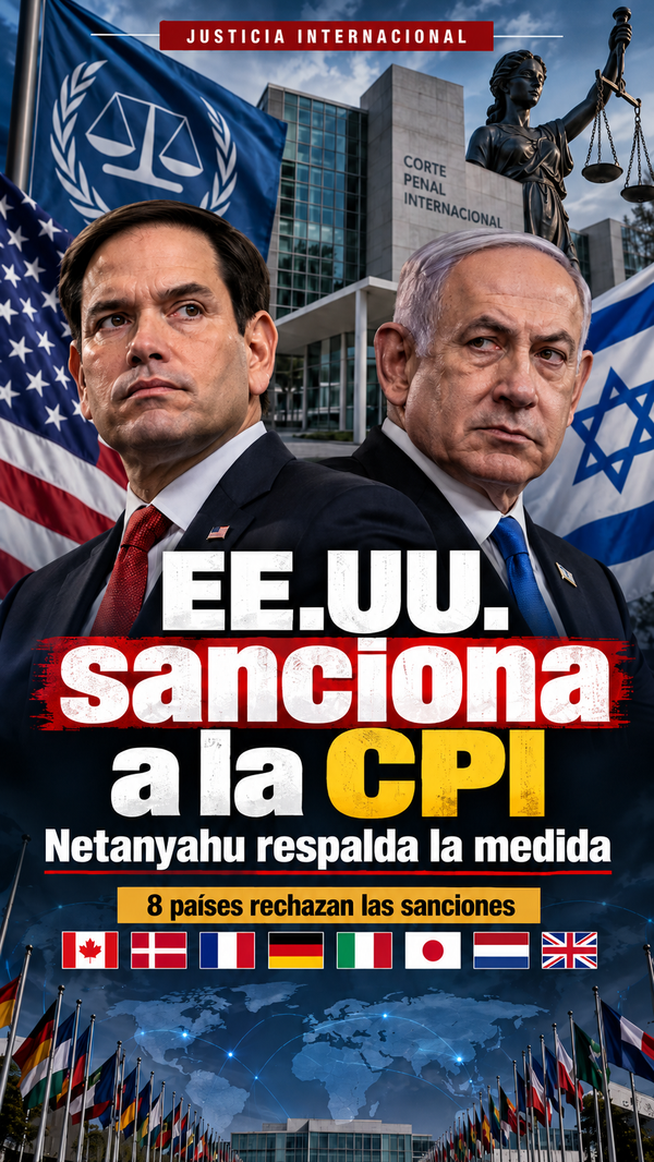 EU pone sanciones a la Corte Penal Internacional y Netanyahu respalda la medida; ocho países se oponen a las sanciones