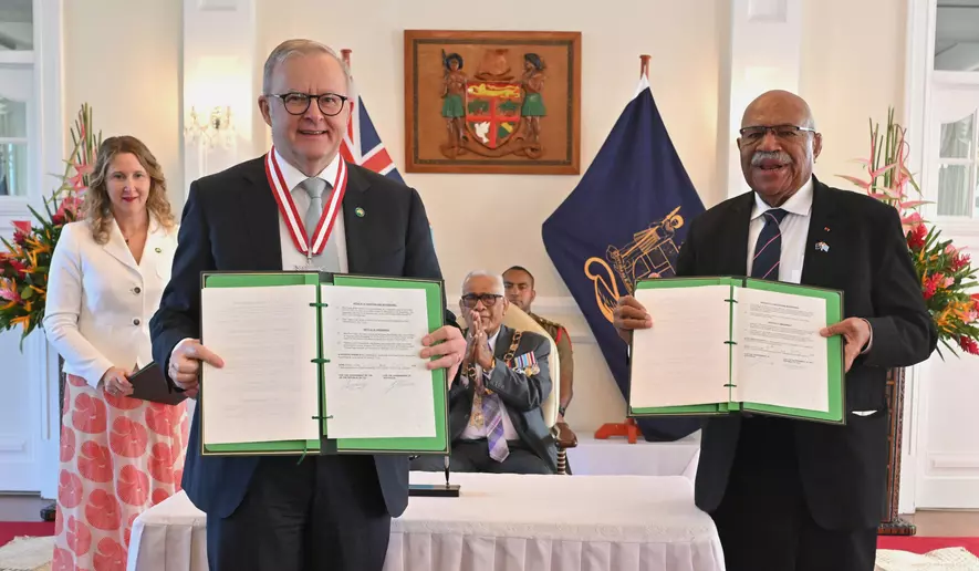 Australia Inks Defense Pact With Fiji, Countering Chinese Influence In The Region