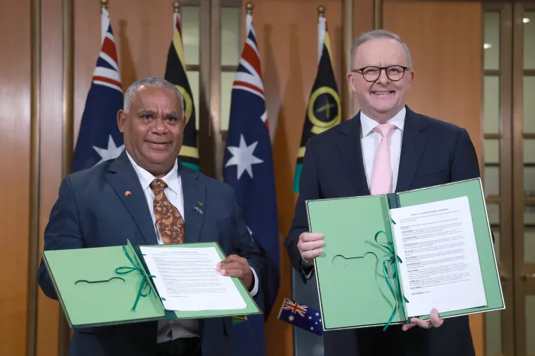 Australia Inks Pact With Vanuatu, Blocks China From Building Military Base