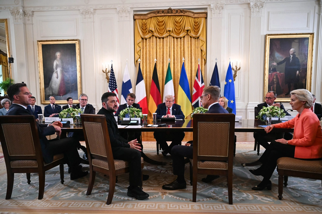 Western Leaders Gather In DC For Peace Deal Between Ukraine & Russia